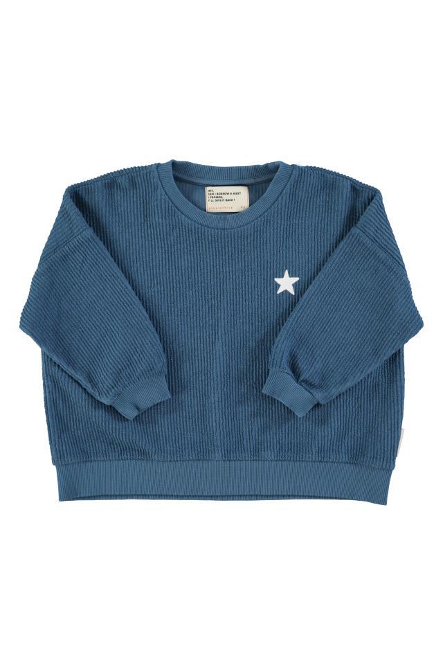 PIU LOGO SWEATSHIRT BLUE
