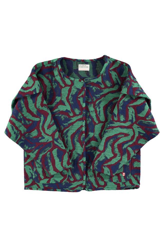 SISTERS JACKET MULTICOLOR PATTERN GREEN