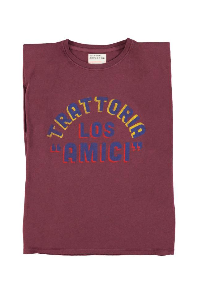 SISTERS SLEEVELESS T´SHIRT W SHOULDER PADS AUBERGI