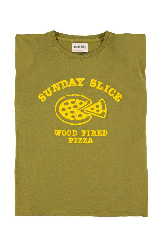 SISTERS SLEEVELESS T´SHIRT W SHOULDER PADS OLIVE G