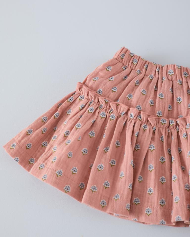 MC MINIFALDA GASA FLORECITA GEOMETRICA