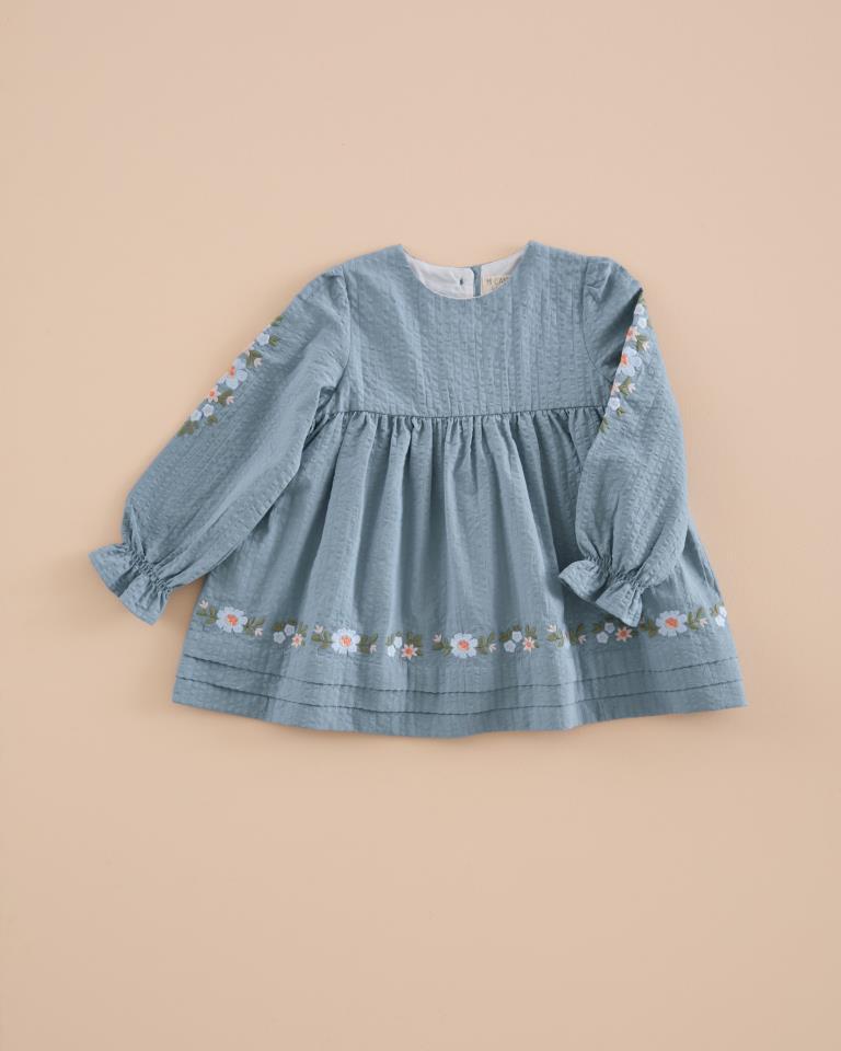 MC VESTIDO BORDADO JARETAS ACERO